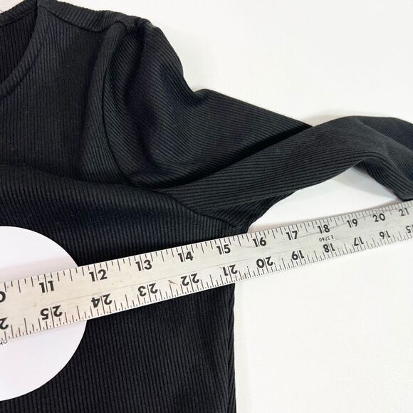 Princess Polly Mini Dress Womens Black US 6 Classic Cut-out Long Sleeve NWT - Picture 4 of 11